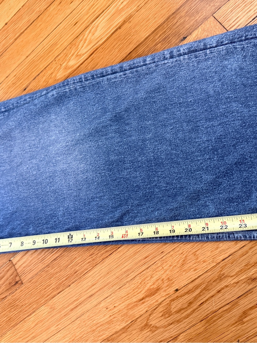 Women’s Small 2-4 Baggy Wide Leg Cotton Stretch Pants Denim Look - Picture 4 of 7